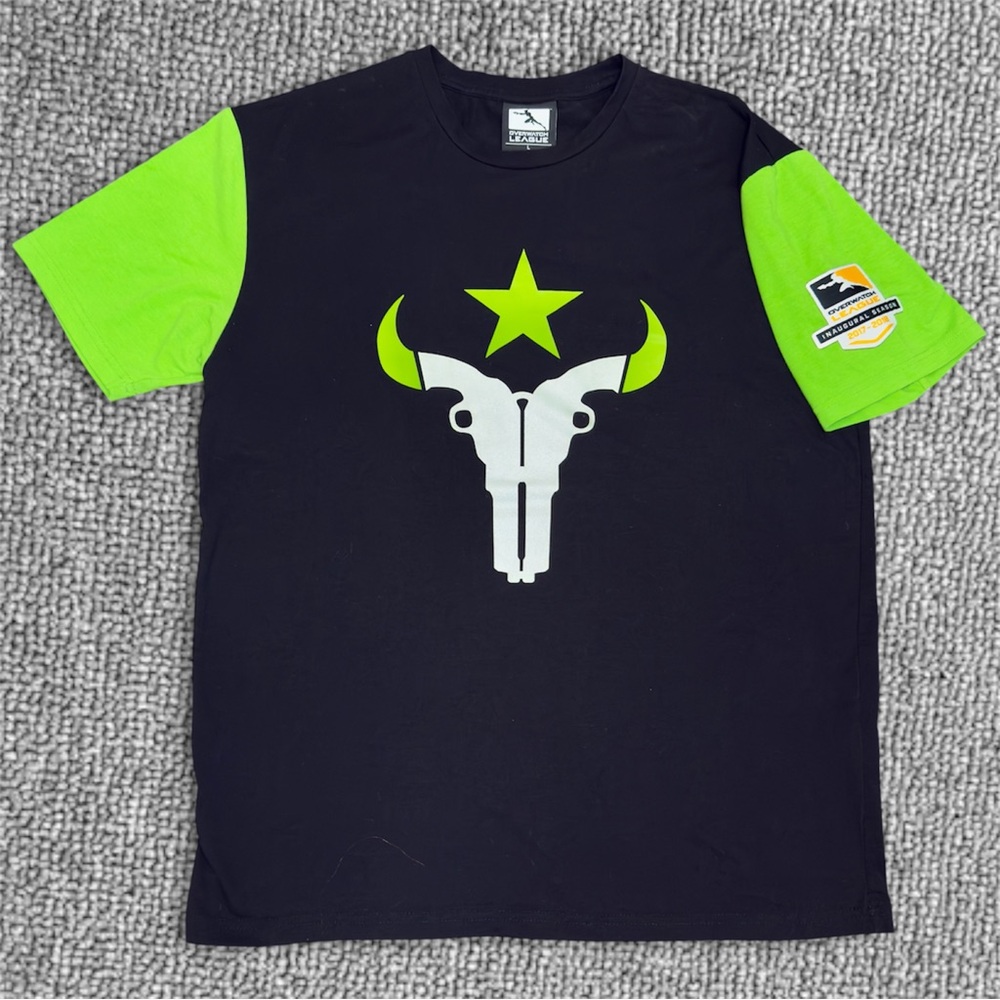 Houston Outlaws Overwatch League Size Large Jersey Inaugural Season 2017-2018